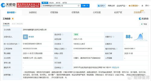 榮耀成立智慧科技開(kāi)發(fā)公司，注冊(cè)資本1億專注信息技術(shù)咨詢服務(wù)